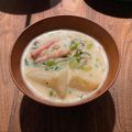 野乃οωο's cooksnap of when they made かぶ＆かぶの葉をクリ～ムで煮ちゃいました.