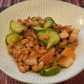 あーこ姐's cooksnap of when they made 簡単☆さつま揚げと胡瓜の納豆あえ♪.