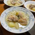 そろそろねんね's cooksnap of when they made 鶏肉とじゃがいもの粒マスタードクリーム煮.