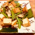 Ktwinkle's cooksnap of when they made スナップエンドウと厚揚げの和風炒め.