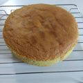 くっくちぃ。's cooksnap of when they made 材料３つ！卵・砂糖・粉deスポンジケーキ.