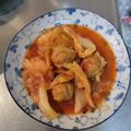 石垣美穂's cooksnap of when they made 冷凍肉団子とキャベツのトマト煮★.
