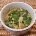 あーこ姐's cooksnap of when they made オクラとえのきたけの味噌汁.