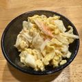 Reinaxoxo's cooksnap of when they made ☆キャベツと卵のカニカマサラダ☆.
