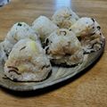 和☆2049's cooksnap of when they made 塩昆布とチーズのおにぎり.