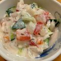 tsmitaka's cooksnap of when they made かんたんライタ✿インドのヨーグルトサラダ.