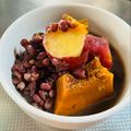 azbjbn's cooksnap of when they made 材料３つ☆小豆と南瓜のいとこ煮（マクロビ.