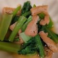 やとかじゅ's cooksnap of when they made ☆小松菜と油揚げの煮浸し☆.