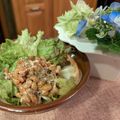 ダッフィーニーうに's cooksnap of when they made 毎日の納豆●レタスでつつんで.