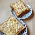 アクセル☆'s cooksnap of when they made 朝の定番＊チーズコーントースト.