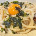YU-ZEN's cooksnap of when they made 5分で完成＊濃厚やみつき油そば風うどん.