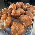  3 8's cooksnap of when they made 簡単！節約！鶏ひき肉と豆腐のカラアゲくん.