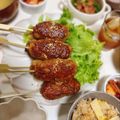みぃぃちゃま's cooksnap of when they made おうち居酒屋〜筍と大葉のつくね串〜.