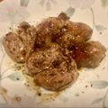 さすらい's cooksnap of when they made 鶏 ハツ 焼き鳥屋さん風.
