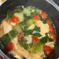 ゆかちゃん❁︎'s cooksnap of when they made チンゲン菜とトマトの卵とじスープ♪.