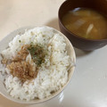 papikun's cooksnap of when they made 白菜の軸と油揚げのおみそ汁.