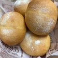 クック4V5566☆'s cooksnap of when they made 手ごね5分♬もちふわ米粉入り丸パン.