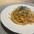 umizarusuki's cooksnap of when they made イカの塩辛でバター醤油パスタ.