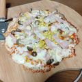 ︎ねぎちゃん's cooksnap of when they made フライパンde簡単ピザ.