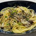 メリーチャン's cooksnap of when they made ランチ♪ダシが効いてるコク旨スープパスタ.