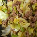ひィー's cooksnap of when they made 材料2つ☆豚こまキャベツのスタミナ炒め。.