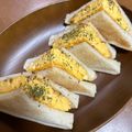あい♪らんど's cooksnap of when they made 誰でも簡単♪喫茶店のふわふわたまごサンド.