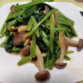107yoko's cooksnap of when they made 簡単☆しめじとほうれん草バター醤油ソテー.