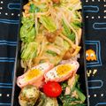 速めのパブロ's cooksnap of when they made お弁当に！レンジで簡単！お手軽ハムエッグ.