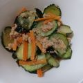 ココアスノウ's cooksnap of when they made 給食の味*きゅうりとわかめとツナの酢の物.