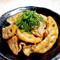 ☆★あんず姫★☆'s cooksnap of when they made ☆シャキシャキ蓮根と豚肉の簡単甘辛炒め☆.