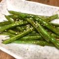 pali's cooksnap of when they made 簡単♬インゲンの焼肉タレマヨ炒め.