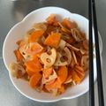 ♪ikuko♪'s cooksnap of when they made 常備菜★レンコンと人参のきんぴら.
