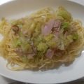 roll21's cooksnap of when they made ☆しらすときゃべつのペペロンチーノ☆.