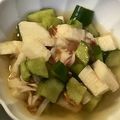 ☆ごはんできた☆'s cooksnap of when they made 長芋とオクラの梅おかか和え.