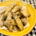 マルんちの丸顔's cooksnap of when they made 簡単おつまみ☆ごぼうの揚げない塩唐揚げ。.