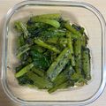 ももゆみ1230's cooksnap of when they made あと1品！レンチンで小松菜の胡麻和え.