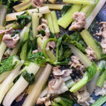 mamoon's cooksnap of when they made セロリと豚肉の塩こしょう炒め.