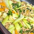 土井遥's cooksnap of when they made 青梗菜とひき肉のオイスター炒め.