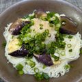 こうのとりヒロシ's cooksnap of when they made なすとツナのおろしシソそうめん.