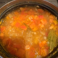 yuljasmine825's cooksnap of when they made 簡単♡トマトスープ（ミネストローネ）.