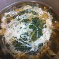 クックZTZ10H☆'s cooksnap of when they made 春菊とふわふわ卵のお味噌汁.