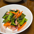 ma2kaboch's cooksnap of when they made 豚こまと菜の花の塩炒め.