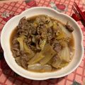 ベーグリアン's cooksnap of when they made 牛肉と白菜のオイスター炒め.