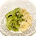 悠LOVE航's cooksnap of when they made 美肌♡便秘解消に♡フルーツヨーグルト♪.