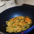 mi147's cooksnap of when they made 米粉で簡単もちもちチヂミ.