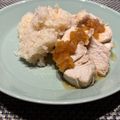 kokyu's cooksnap of when they made 胸肉で炊飯器カオマンガイ.