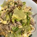ぽちゃすけ's cooksnap of when they made ロメインレタスと豚肉、ナッツの卵炒め.