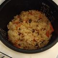 ミロ9607's cooksnap of when they made 炊き込みごはん（しめじ、しいたけ、人参）.