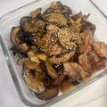 あいしょう's cooksnap of when they made なすとカリカリ豚の甘酢炒め.
