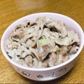 vabochan's cooksnap of when they made ☆ねぎ塩豚丼☆.